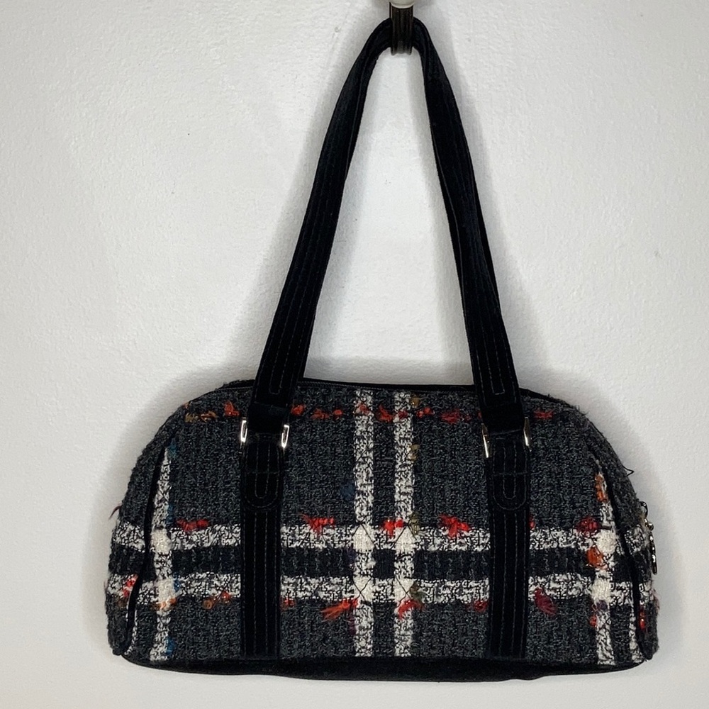 Vera Bradley Small Velvet & Tweed Handbag